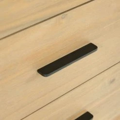 VIG Modrest Claire - Contemporary Natural Light Mocha Acacia Chest By Hollywood Glam