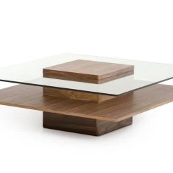 VIG Living Room Modrest Clarion Modern Glass Coffee Table