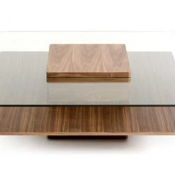 VIG Living Room Modrest Clarion Modern Glass Coffee Table