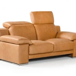 VIG Estro Salotti Evergreen Italian Modern Leather Sofa Set Living Room