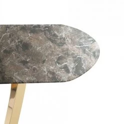 VIG Modrest Colton - Modern Brown & Gold Dining Table