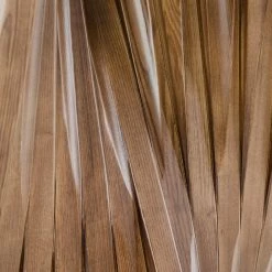 VIG Modrest Corbin Modern Walnut & Glass Dining Table Dining Room