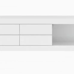 VIG Living Room Modrest Aura - Modern Floating White Buffet