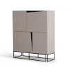 VIG Living Room Modrest Hope Modern Grey Gloss Tall Buffet