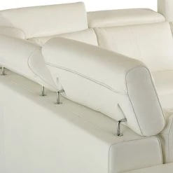 VIG Estro Salotti Crosby - Italian Modern White Leather Sectional Sofa
