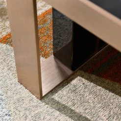 VIG Living Room Nova Domus Cartier Modern Black & Rosegold Coffee Table