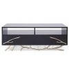 VIG Modrest Legend Modern Black & Gold Coffee Table