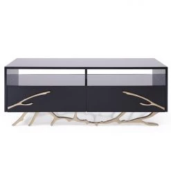 VIG Modrest Legend Modern Black & Gold Coffee Table