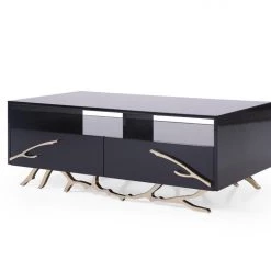 VIG Modrest Legend Modern Black & Gold Coffee Table
