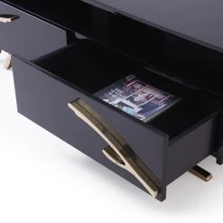 VIG Modrest Legend Modern Black & Gold Coffee Table