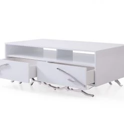 VIG Modrest Legend Modern White Coffee Table Living Room
