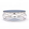 VIG Modrest Tulare Contemporary Smoked Glass Coffee Table By Hollywood Glam