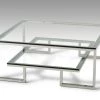 VIG Modrest Topaz Modern Glass Coffee Table By Hollywood Glam Living Room