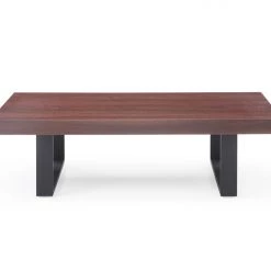 VIG Living Room Modrest Lola Modern Walnut Coffee Table