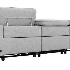 VIG Divani Casa Cyprus - Contemporary Grey Fabric Sofa W/ Electric Recliners