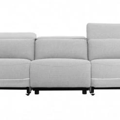 VIG Divani Casa Cyprus - Contemporary Grey Fabric Sofa W/ Electric Recliners