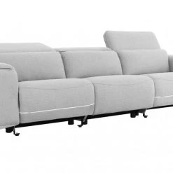 VIG Divani Casa Cyprus - Contemporary Grey Fabric Sofa W/ Electric Recliners