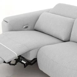 VIG Divani Casa Cyprus - Contemporary Grey Fabric Sofa W/ Electric Recliners