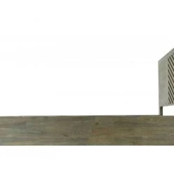 VIG Bedroom Modrest Daisy Mid-Century Dark Acacia Bed