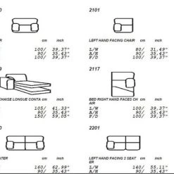 VIG Estro Salotti Dalia Modern Grey Leather Sofa Bed