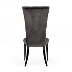 VIG Modrest Darley - Modern Grey Velvet Dining Chair Set Of 2 Dining Room