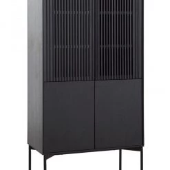 VIG Modrest Dawes - Modern Black Oak Tall Buffet Living Room