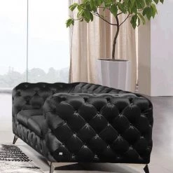 VIG Divani Casa Delilah Modern Fabric Loveseat Living Room