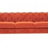 VIG Divani Casa Delilah - Modern Orange Fabric Sofa