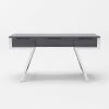 VIG Modrest Dessart - Modern Elm Grey Office Desk