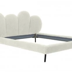 VIG Beds & Headboards Modrest Destiny - Contemporary White Sherpa Bubble Bed