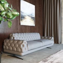 VIG Divani Casa Sepulveda - Modern Grey Fabric Sofa