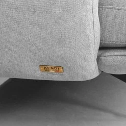 VIG Divani Casa Dolly - Modern Light Grey Fabric Sofa By Hollywood Glam