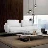 VIG Living Room Divani Casa Dolly Modern - Off White Fabric Sofa By Hollywood Glam