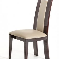 VIG Douglas - Modern Ebony And Taupe Dining Chair (Set Of 2)
