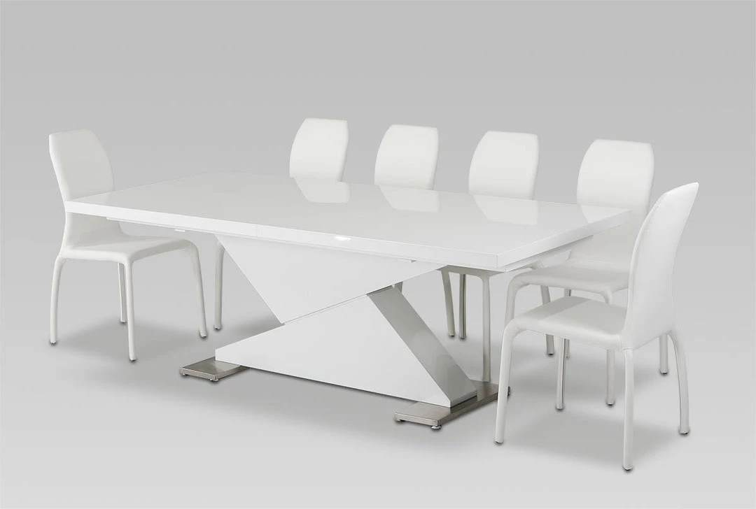 VIG Dining Room Modrest Bono "Z" - Modern White Dining Table