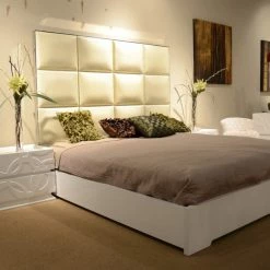 VIG Temptation Ariel High Headboard Modern Bed Bedroom