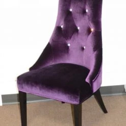 VIG A&X Charlotte - Velour Dining Chair (Set Of 2)