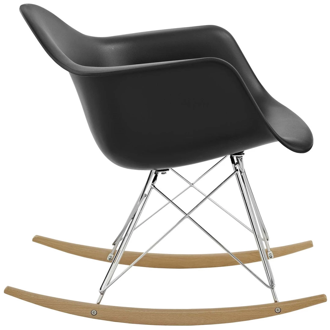 Modway Rocker Plastic Lounge Chair