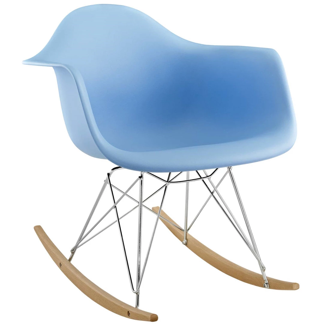 Modway Rocker Plastic Lounge Chair