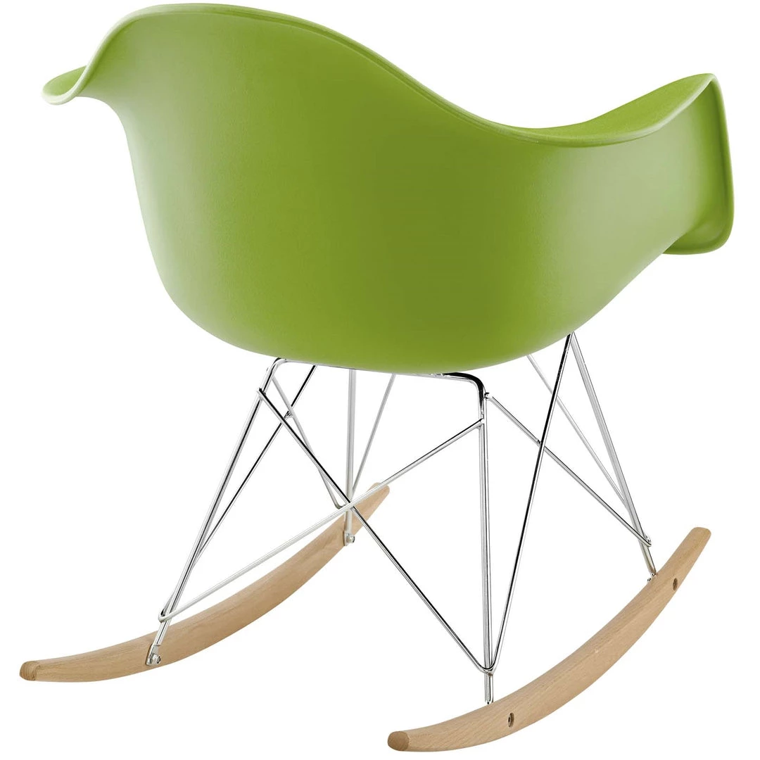 Modway Rocker Plastic Lounge Chair