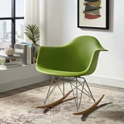 Modway Rocker Plastic Lounge Chair