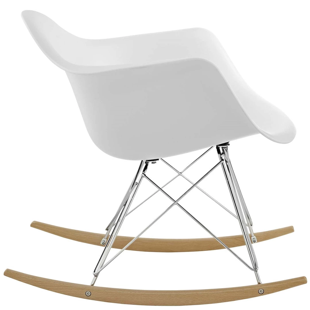 Modway Rocker Plastic Lounge Chair