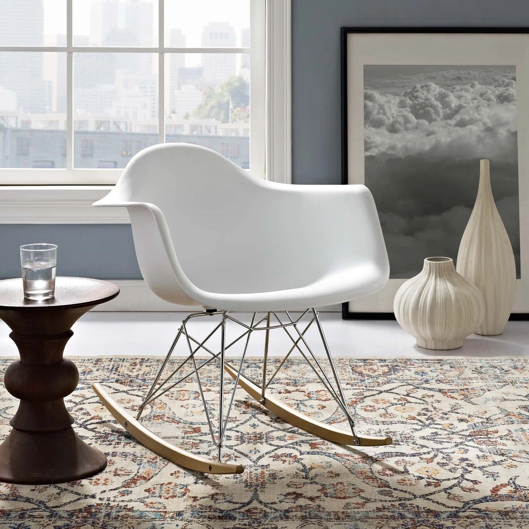 Modway Rocker Plastic Lounge Chair