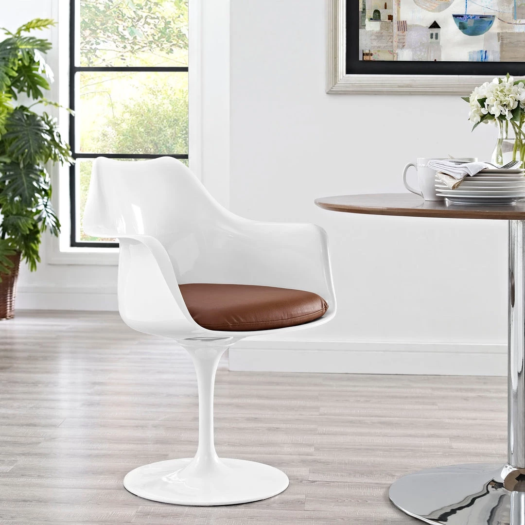 Modway Dining Room Lippa Dining Vinyl Armchair