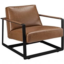 Modway Living Room Seg Vegan Leather Accent Chair