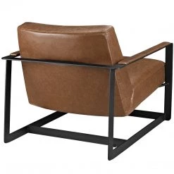 Modway Living Room Seg Vegan Leather Accent Chair