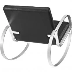 Modway Gravitas Upholstered Vinyl Lounge Chair Living Room