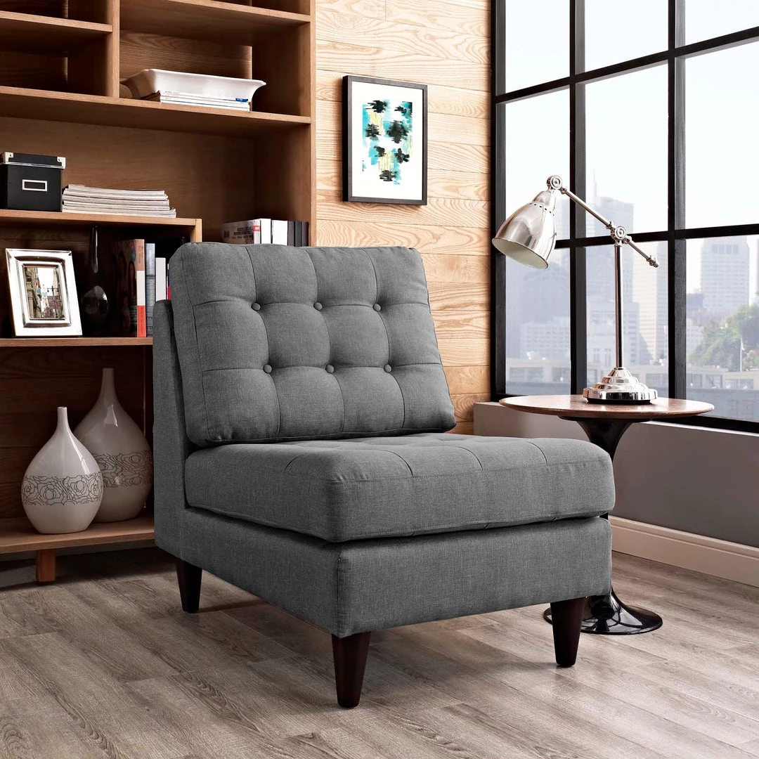 Modway Empress Upholstered Fabric Lounge Chair