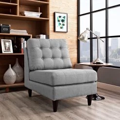 Modway Empress Upholstered Fabric Lounge Chair