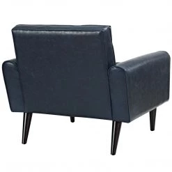 Modway Delve Upholstered Vinyl Accent Chair Living Room